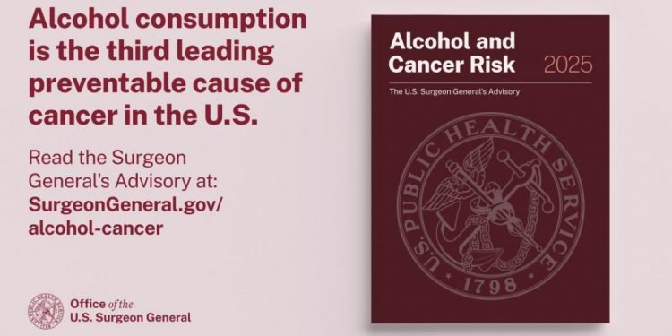 미 보건국장 “알코올 판매시 암 위험경고문 추가해야”