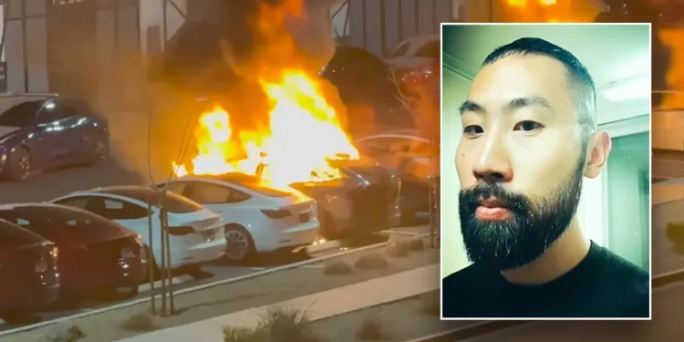 라스베거스 테슬라 방화범은 한인남성