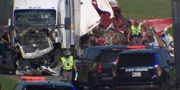 “졸음운전으로 인한 참사”…대형 트럭, 앞 차량 6대 연쇄 충돌 ‘5명 사망’