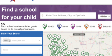 텍사스 교육청,  A~F 학군 · 학교 성적 공개