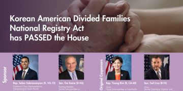 한인 이산가족 등록법, 하원 통과… 초당적 지지로 2026년 국방수권법에 포함