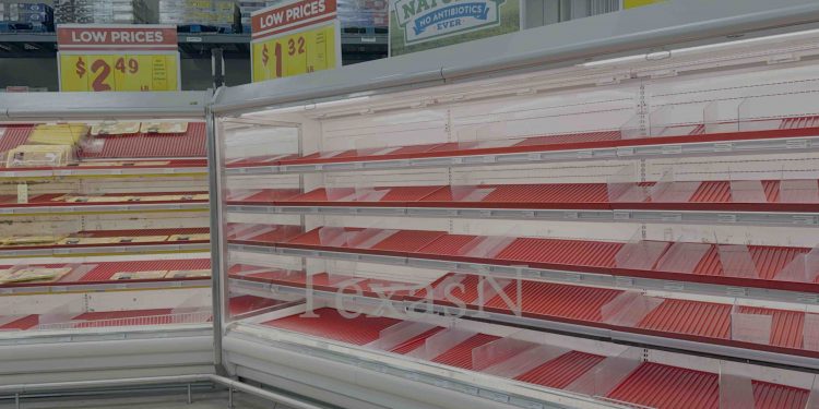 [오늘의 사진] 겨울폭풍 경보에 ‘마트 쓸어담기’ … ” 또 사재기”