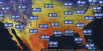 텍사스 전역 이례적 고온 이어져 … 중부·북부는 주중 기록 경신 근접, 일부 지역 비 소식