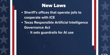 2026년 1월 1일부터 시행된 텍사스 새로운 법 …이민 단속·세금·주거·AI 규제 변화