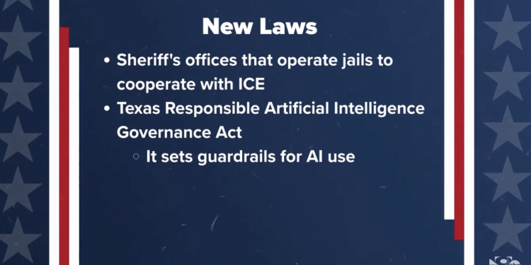 2026년 1월 1일부터 시행된 텍사스 새로운 법 …이민 단속·세금·주거·AI 규제 변화