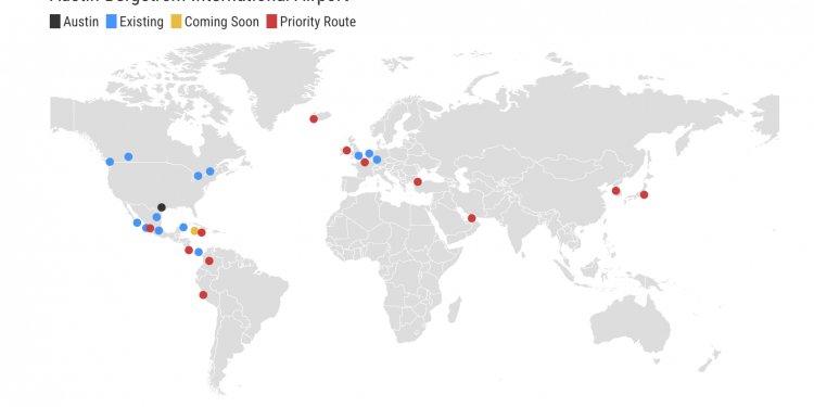 오스틴 공항, 서울-인천공항 신규 노선 추진 … 아시아 직항 유치 본격화