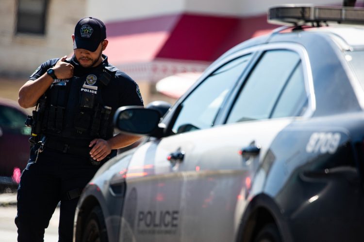 AUSTIN, TX. Feb. 25, 2020. Austin Police Department. Gabriel C. Pérez/KUT