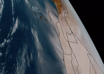 미국 본토 크기 사하라 먼지층, 텍사스 여름 날씨에 영향
